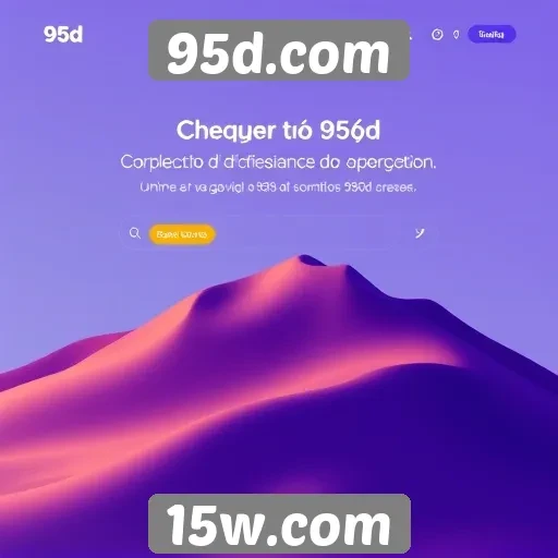 Evolução do design e interface do 95d.com